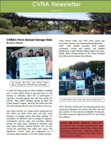 Spring 2012 CVRA Newsletter